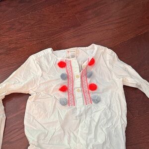 Crewcuts White Cotton Blouse